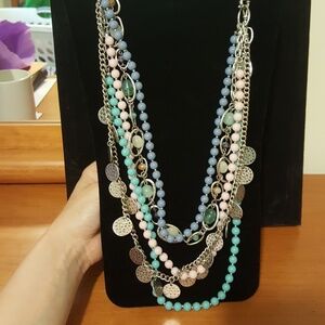 Premier Designs Multicolor Layered Necklace